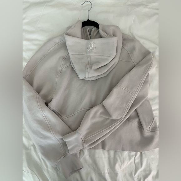 Lululemon Oversized Scuba Half-Zip Jacket Bone XL/XXL - Picture 4 of 4